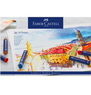 Пастель масляная Faber-Castell "Oil Pastels", 36 цветов, картон. упак.