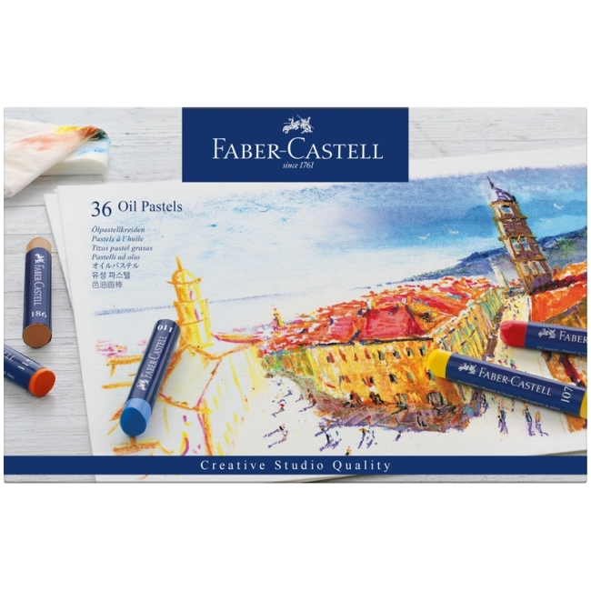 Пастель масляная Faber-Castell "Oil Pastels", 36 цветов, картон. упак. Пастель масляная Faber-Castell "Oil Pastels", 36 цветов, картон. упак.