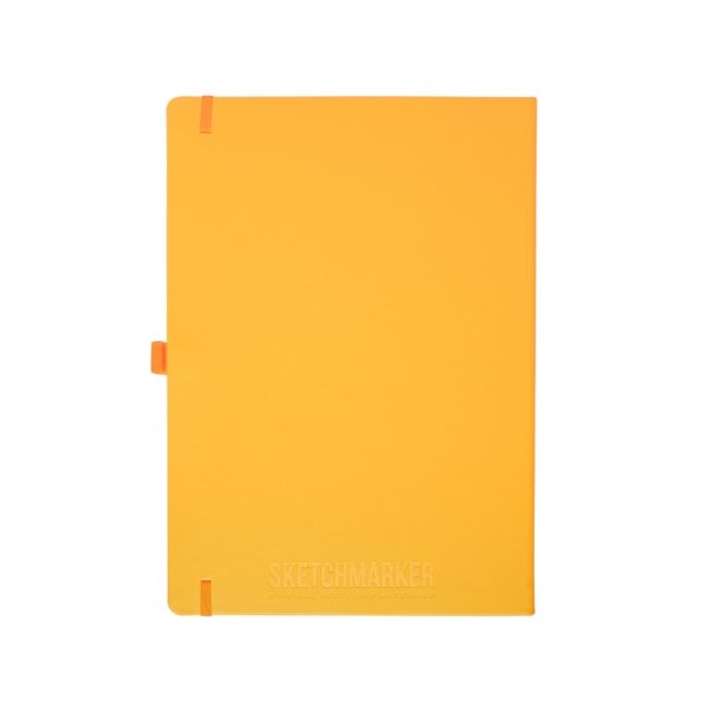 Блокнот для зарисовок Sketchmarker 140г/кв.м 21*29.7см 80л твердая обложка Неоновый апельсин Блокнот для зарисовок Sketchmarker 140г/кв.м 21*29.7см 80л твердая обложка Неоновый апельсин