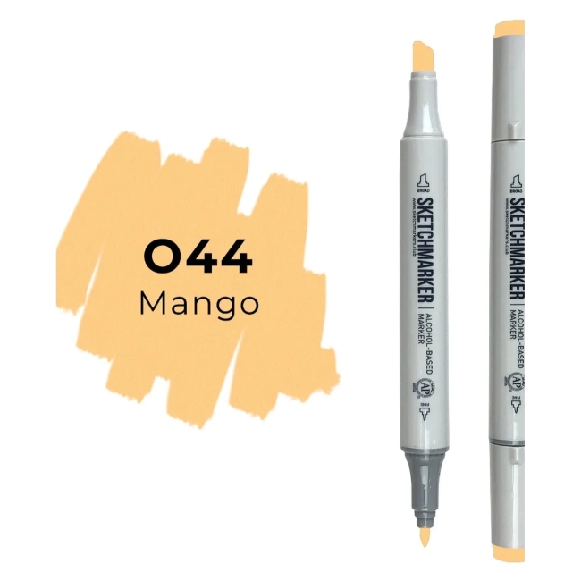 Маркер SKETCHMARKER двухсторонний на спирт.основе цв.O44 Манго