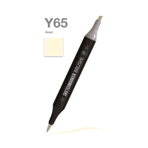 Маркер SKETCHMARKER Brush двухсторонний на спирт.основе цв.Y65 Анис Маркер SKETCHMARKER Brush двухсторонний на спирт.основе цв.Y65 Анис