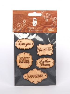 Набор заготовок для декорирования Basic shapes3 фанера 10х14см,