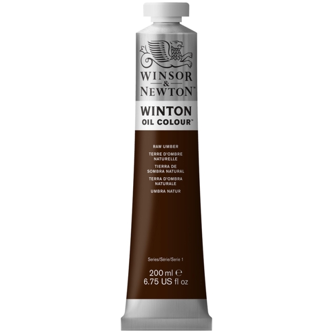 Краска масляная художественная Winsor&Newton "Winton", 200мл, туба, умбра натуральная