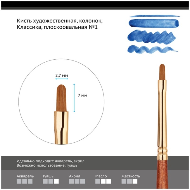 Маркер художественный двухсторонний Winsor&Newton "Pro", пулевидный/скошенный, 2мм/7мм , Шампанское Маркер художественный двухсторонний Winsor&Newton "Pro", пулевидный/скошенный, 2мм/7мм , Шампанское