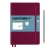 Скетчбук Leuchtturm1917 A5 (14.5x21см.) 150г/м2 - 112 стр., без линовки, твердая обложка, цвет: Красный Портвейн