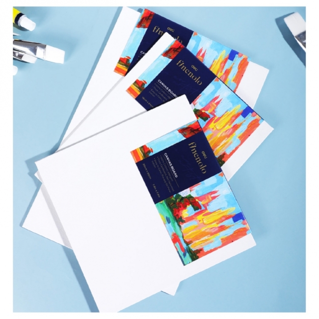 Холст Finenolo на прессованном картоне 100% хлопок 280г/кв.м 40*50см универсальная грунтовка Холст Finenolo на прессованном картоне 100% хлопок 280г/кв.м 40*50см универсальная грунтовка