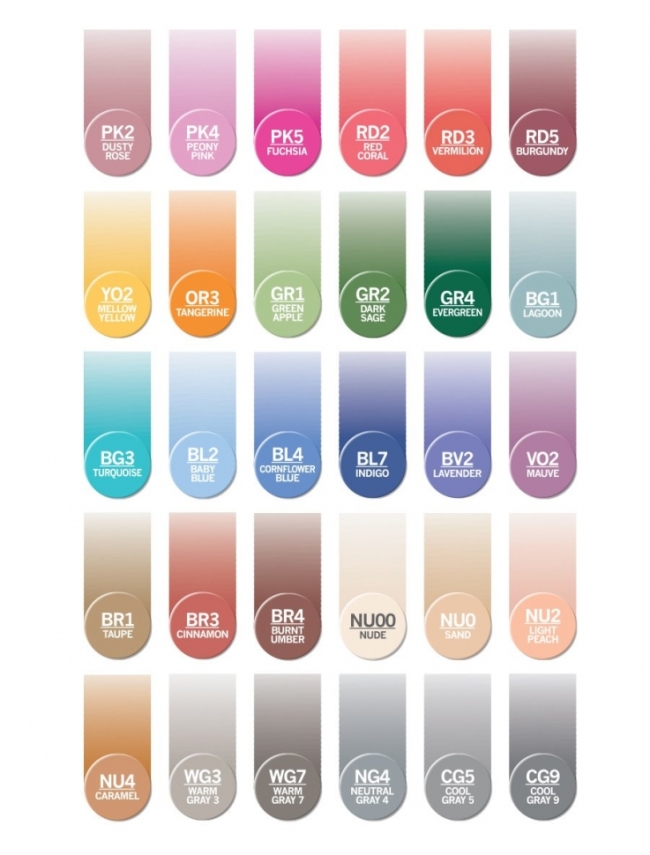 Набор маркеров Chameleon "Me Set" 30 маркеров+сменные наконечники+пинцет