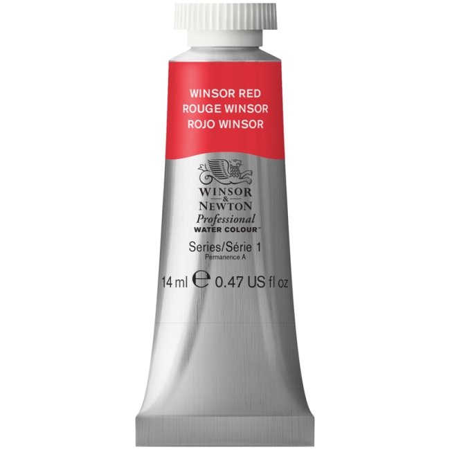 Акварель художественная Winsor&Newton "Professional", 14мл, туба, красный