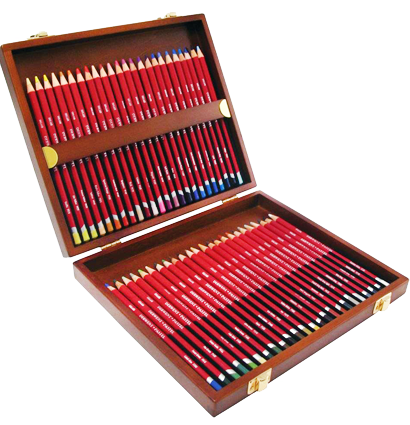 Набор пастельных карандашей Derwent Pastel Pencils 48 цветов в деревянном кейсе купить в фирменном художественном магазине ArtCraft.Space с доставкой по РФ и СНГ