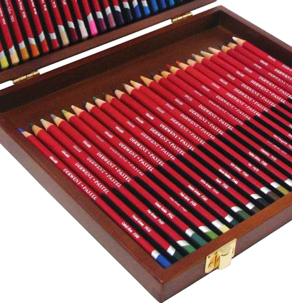 Набор пастельных карандашей Derwent Pastel Pencils 48 цветов в деревянном кейсе купить в фирменном художественном магазине ArtCraft.Space с доставкой по РФ и СНГ