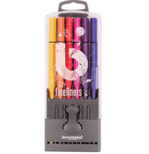 АКЦИЯ АПРЕЛЬ Набор линеров Bruynzeel 12 шт в пластиковом пенале, АКЦИЯ АПРЕЛЬ Набор линеров Bruynzeel 12 шт в пластиковом пенале,