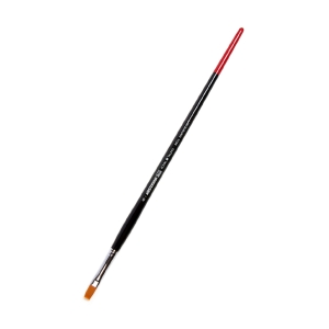 Кисть для акрила Amsterdam 342 синтетика мягкая плоская ручка длинная №8