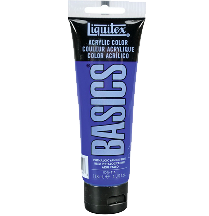 Краска акриловая Liquitex Basics №316 голубой фц 118 мл купить в художественном магазине ArtCraft.Space с доставкой по всему миру