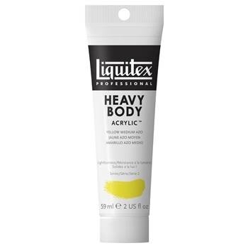 Краска акриловая LIQUITEX Heavy Body туба 59мл №412 желтый средний имит.,
