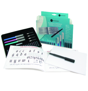 Набор пишущих узлов Manuscript Compendium 5 с аксессуарами в пенале блистер,