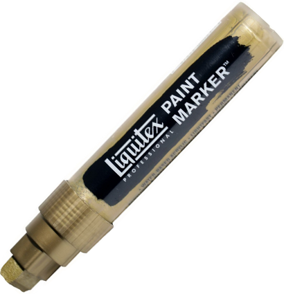 Маркер акриловый Liquitex Paint Marker широкий 15 мм 237 золото античное иридисцентное купить в магазине маркеров ArtCraft.Space