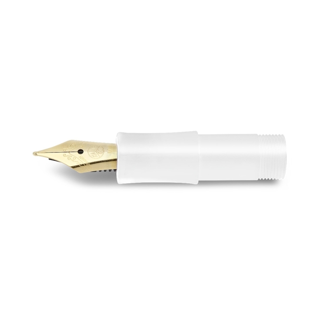 Перо с секцией захвата для ручек KAWECO CLASSIC Sport EF 0.5мм белый золотой