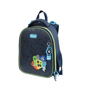 Ранец Forst F-Top "Monsters" 36*28*15см, 2 отделения, 2 кармана, анатомическая спинка