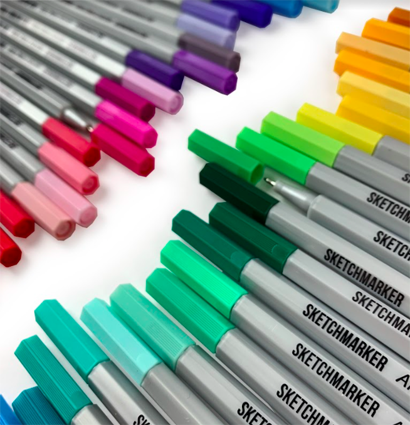 Набор 36 линеров капиллярных Sketchmarker Artist Pen "Базовый 2"  купить в магазине маркеров ArtCraft.Space с доставкой по всему миру