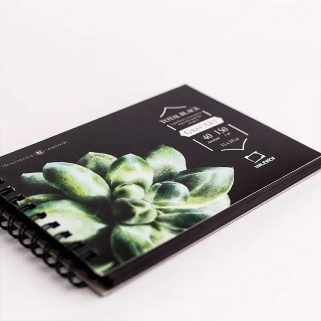 Скетчбук с чёрной бумагой Graf Art Total Black Малевичъ А6 / 40 листов / 150 гм купить в магазине ArtCraft.Space с доставкой по всему миру Скетчбук с чёрной бумагой Graf Art Total Black Малевичъ А6 / 40 листов / 150 гм купить в магазине ArtCraft.Space с доставкой по всему миру