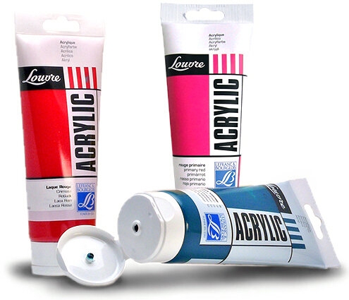 Краска Краска акриловая LOUVRE туба 80мл №8 Белый титан LOUVRE туба 80мл №8 Белый титан