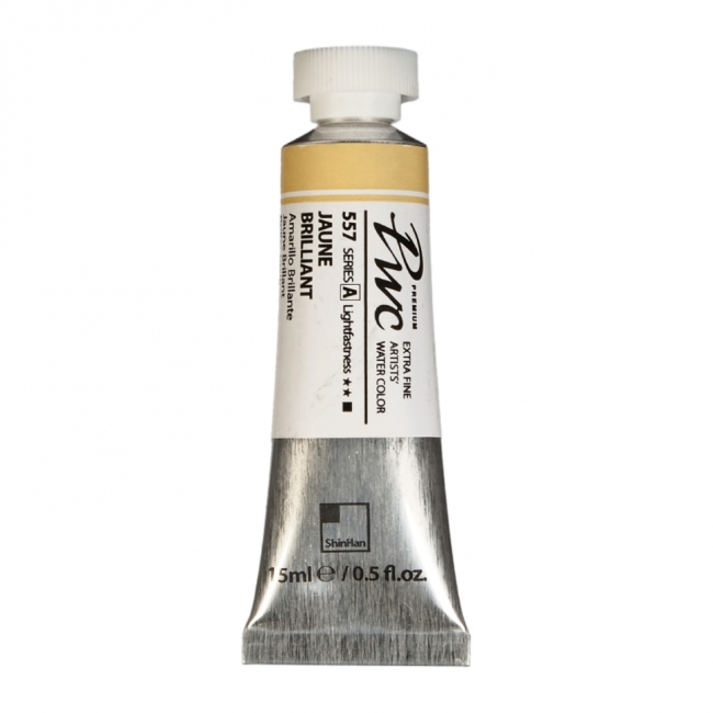 Краска акварельная SH PWC туба 15мл №557 (A) желтый бриллиантовый,