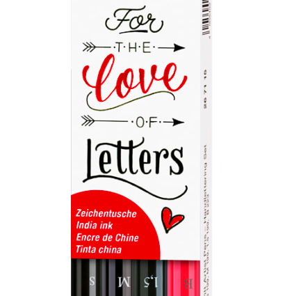 Набор линеров и брашпенов для леттеринга "Валентинка" Faber-Castell Pitt Artist Pen 4 штуки купить в художественном магазине ArtCraft.Space с доставкой по РФ и СНГ Набор линеров и брашпенов для леттеринга "Валентинка" Faber-Castell Pitt Artist Pen 4 штуки купить в художественном магазине ArtCraft.Space с доставкой по РФ и СНГ
