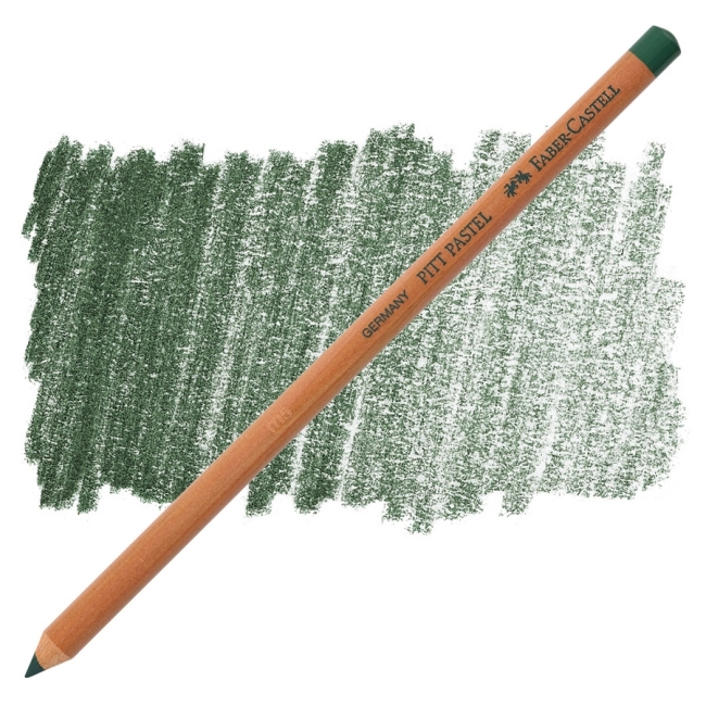 Пастельный карандаш Faber-Castell "Pitt Pastel" цвет 165 зеленый можжевельник