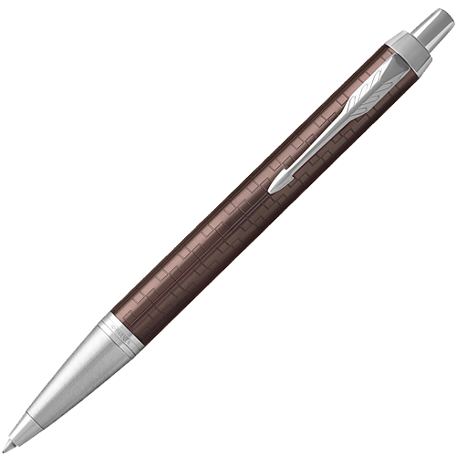 Ручка шариковая Parker IM Premium Brown CT 1 мм синие чернила, подарочная упаковка купить в магазине ArtCraft.Space