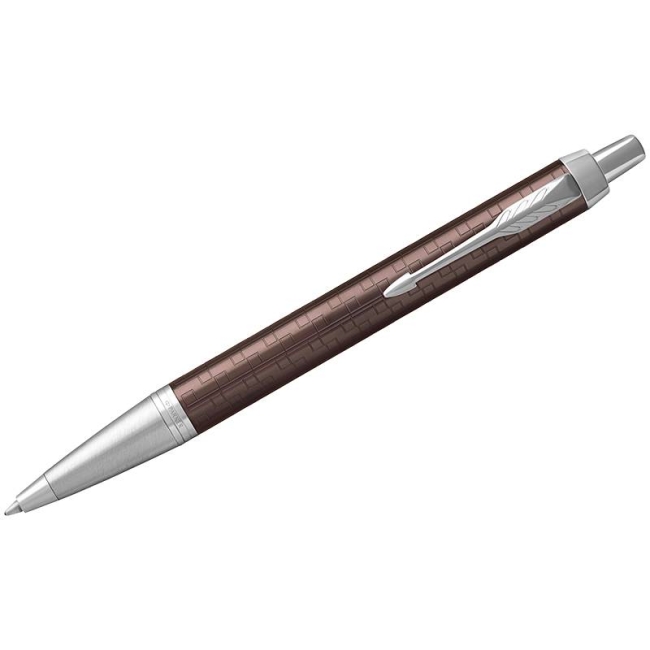 Ручка шариковая Parker "IM Premium Brown CT" синяя, 1,0мм, кнопочн., подар. уп. Ручка шариковая Parker "IM Premium Brown CT" синяя, 1,0мм, кнопочн., подар. уп.