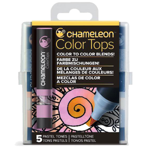 Набор цветовых блендеров "Chameleon" Pastel Tones, пастельные тона 5 шт.
