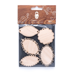 Набор заготовок для декорирования Basic shapes5 фанера 10х14см,