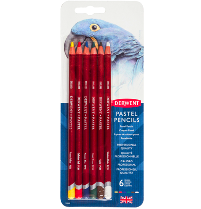 Набор пастельных карандашей Derwent Pastel Pencils 6 цветов купить в фирменном магазине товаров для рисования ArtCraft.Space с доставкой по РФ и СНГ