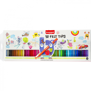 Набор фломастеров Bruynzeel 50цв, Набор фломастеров Bruynzeel 50цв,