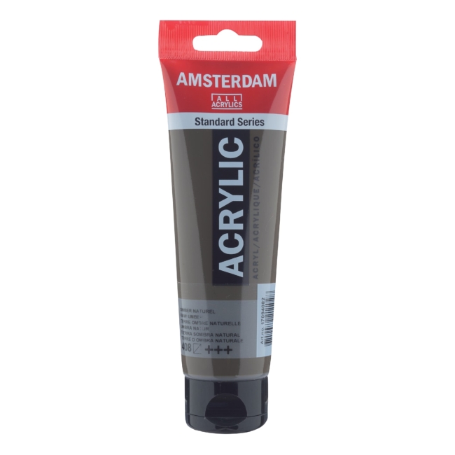 Краска акриловая Amsterdam туба 120мл №408 Умбра натуральная