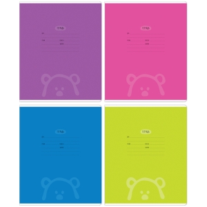 Тетрадь 12л., частая косая линия MESHU "Оne-colored"