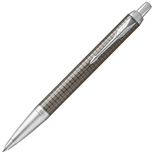 Ручка шариковая Parker IM Premium Dark Espresso Ciselled CT 1 мм синие чернила, подарочная упаковка купить в магазине ArtCraft.Space