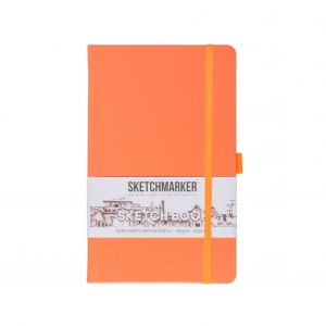 Блокнот для зарисовок Sketchmarker 140г/кв.м 13*21см 80л твердая обложка Неоновый коралл Блокнот для зарисовок Sketchmarker 140г/кв.м 13*21см 80л твердая обложка Неоновый коралл