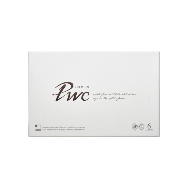 Набор акварельных красок ShinHan PWC Tint A 6 цв. по 15мл в картонной упаковке