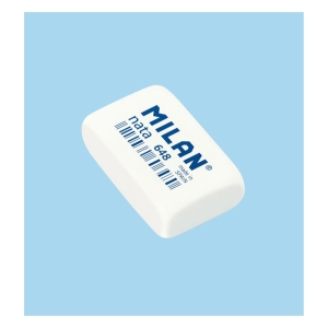 Ластик-мини MILAN 648  Nata прямоугольный  31*19*9 мм из пластика для стирания графита