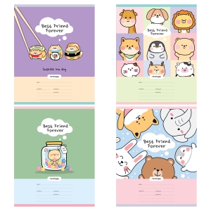 Тетрадь 18л., клетка MESHU "Best friends"