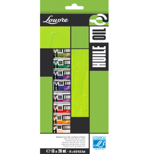 Набор масляных красок LOUVRE 13цв*20мл,