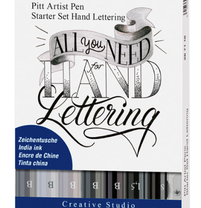 Набор линеров и брашпенов для леттеринга "Оттенки серого" Faber-Castell Pitt Artist Pen 7 штук + карандаш и точилка купить в художественном магазине ArtCraft.Space с доставкой по РФ и СНГ Набор линеров и брашпенов для леттеринга "Оттенки серого" Faber-Castell Pitt Artist Pen 7 штук + карандаш и точилка купить в художественном магазине ArtCraft.Space с доставкой по РФ и СНГ