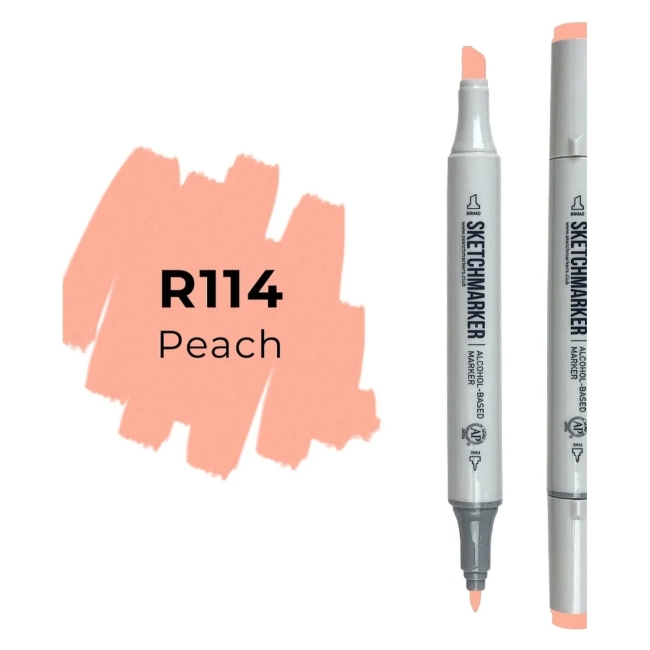 Маркер SKETCHMARKER двухсторонний на спирт.основе цв.R114 Персик