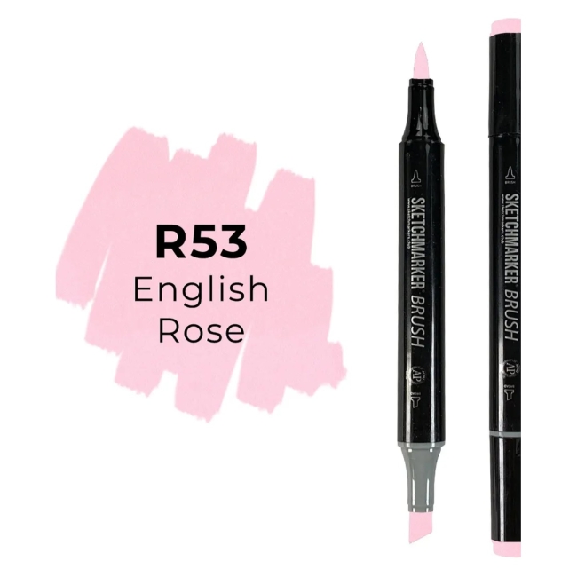 Маркер SKETCHMARKER Brush двухсторонний на спирт.основе цв.R53 Английская роза