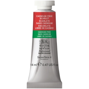 Акварель Winsor&Newton "Professional", 14мл, туба, алый бескадмиевый