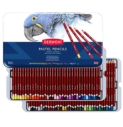Набор пастельных карандашей Derwent Pastel Pencils 72 цвета в металлическом кейсе купить в художественном магазине ArtCraft.Space с доставкой по РФ и СНГ