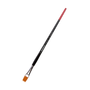 Кисть для акрила Amsterdam 342 синтетика мягкая плоская ручка длинная №14