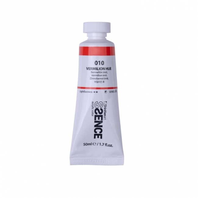 Краска акриловая ShinHan Ssence туба 50мл №10 Киноварь Краска акриловая ShinHan Ssence туба 50мл №10 Киноварь