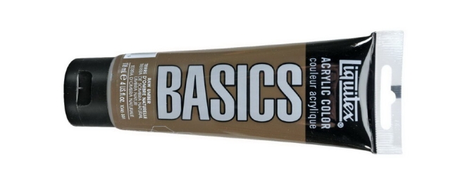 Краска акриловая Liquitex Basics №331 умбра натуральная 118 мл купить в художественном магазине ArtCraft.Space с доставкой по всему миру